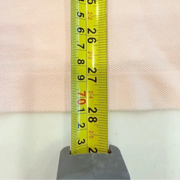 Lacoste Chemise RARE Men's Polo Shirt Mens Pink Cotton Made in France Sz 6 (XL) - Picture 6 of 9